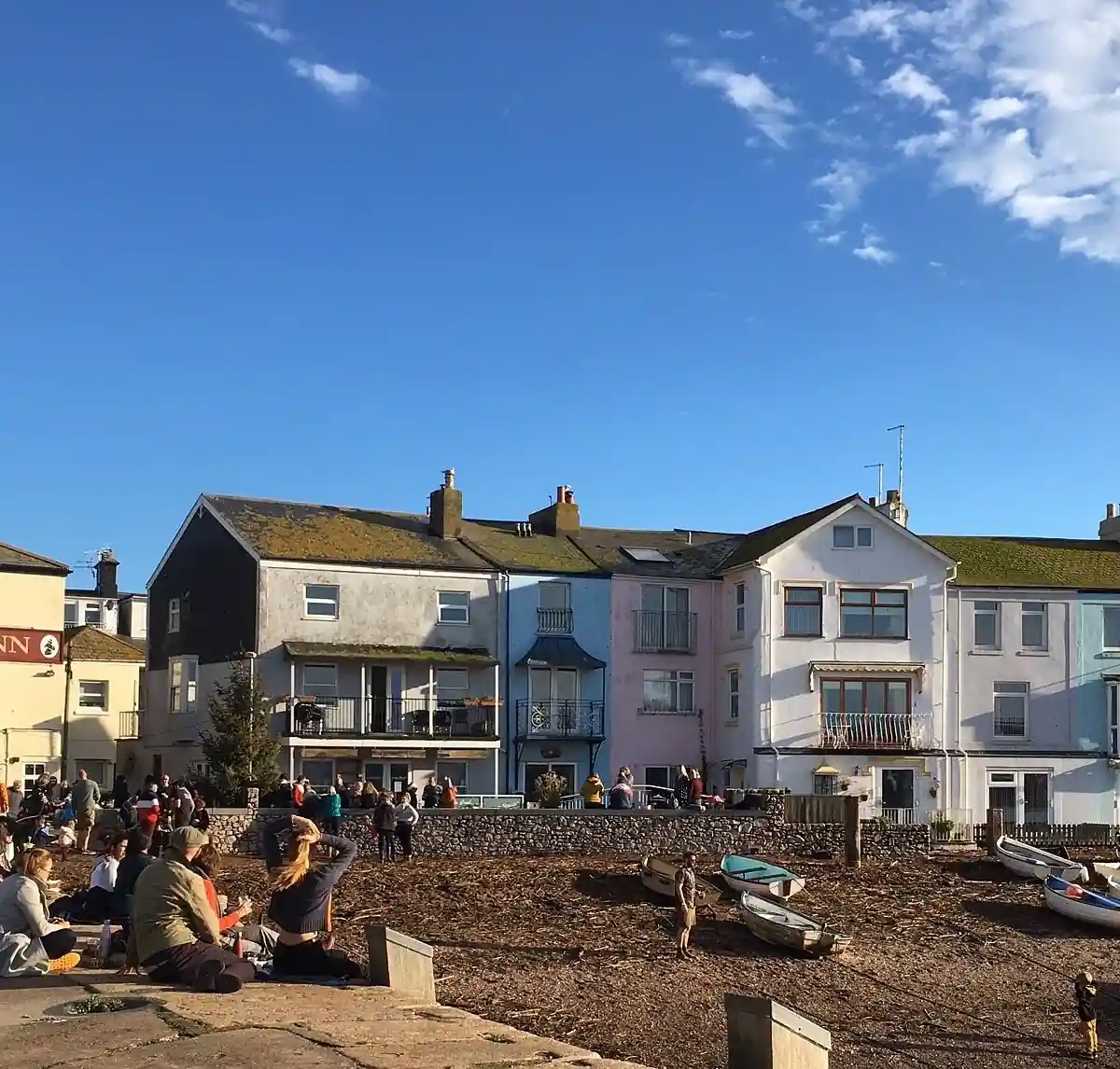 ship inn and the back beach.
