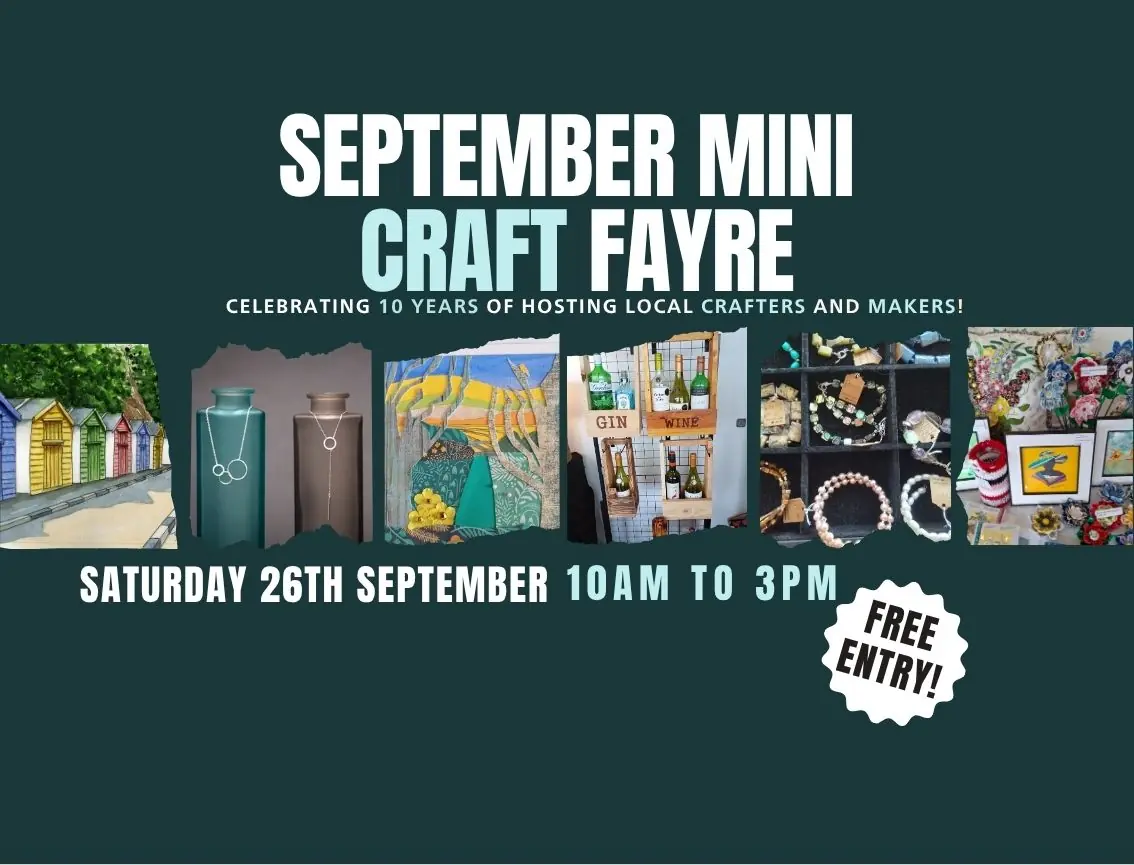 Pavilions mini craft fayre in Teignmouth.