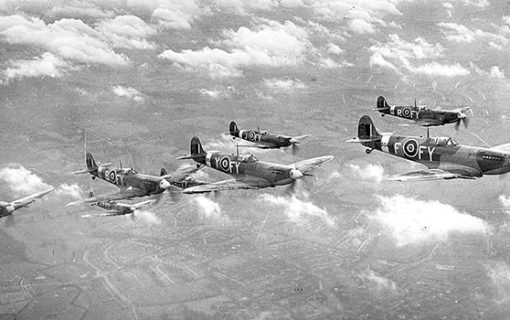 WW2 historical photo of planes.